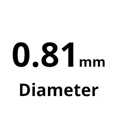 0,81 mm fast Response Mineralisolierte Thermoelemente IEC