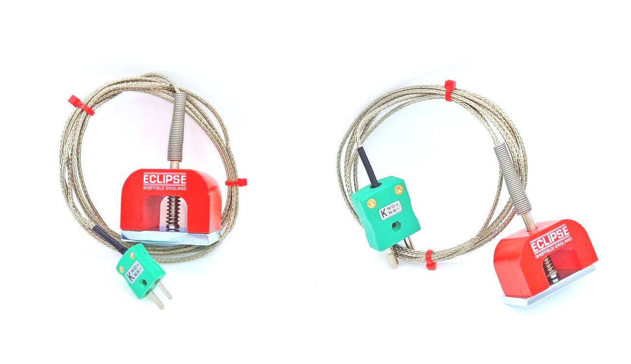 IEC Typ K 11,8 kg Zugkraft (Hufeisen) Magnet-Thermoelement, PFA-isoliertes Kabel mit Edelstahlgeflecht