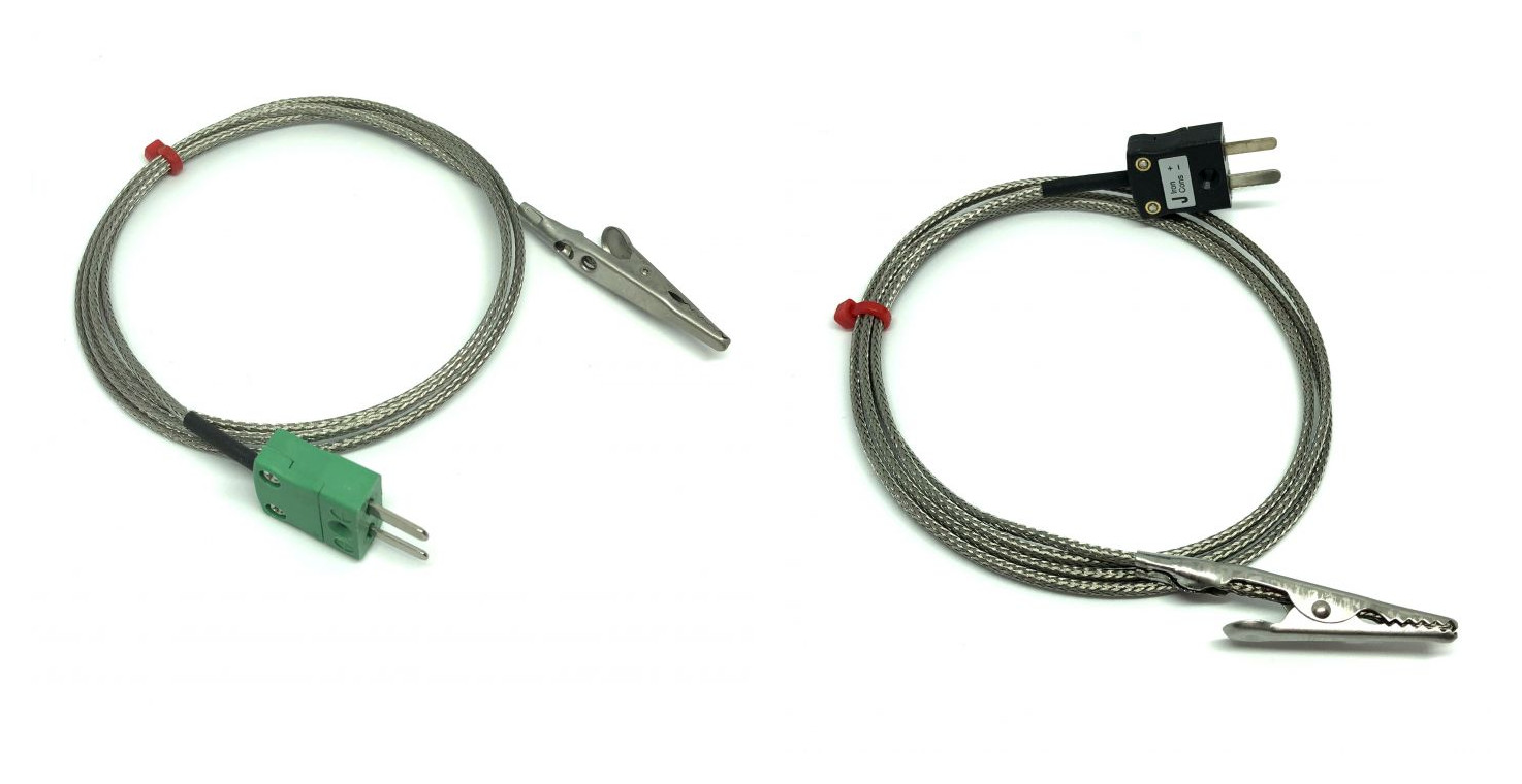 IEC Krokodilklemmen-Thermoelement mit berflochtenem Glasfaser-Edelstahlkabel