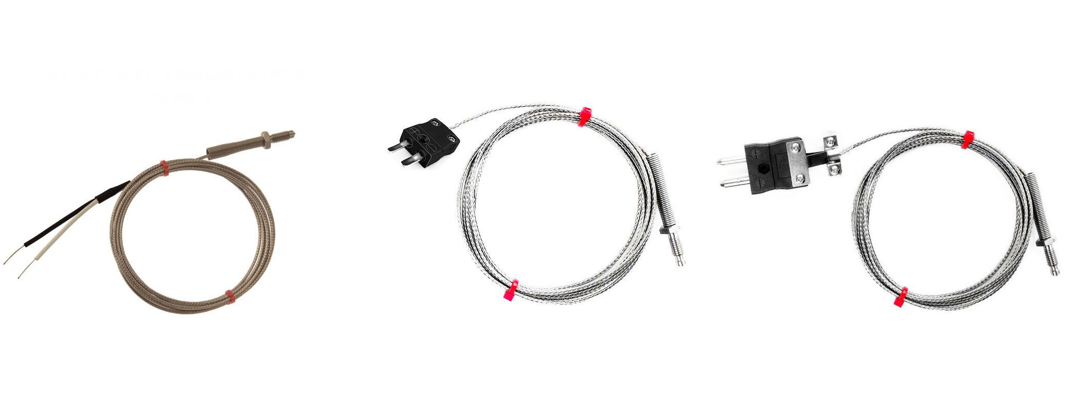 IEC-Dsen-Thermoelement, glasfaserisoliertes Kabel mit Edelstahl-bergeflecht - Typ J