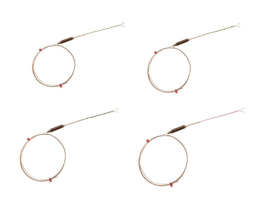 IEC Mineralisoliertes Thermoelement mit Gewindetopf und 100 mm PFA-isoliertem, doppelt verdrilltem IEC-Kabel