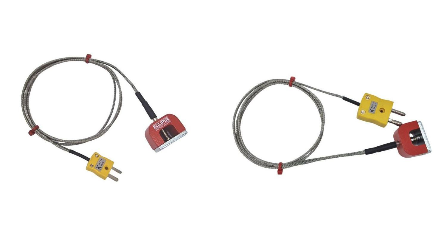 ANSI Typ K 4,5 kg Zugkraft (Hufeisen) Magnet-Thermoelement, PFA-isoliertes Kabel mit Edelstahl-bergeflecht