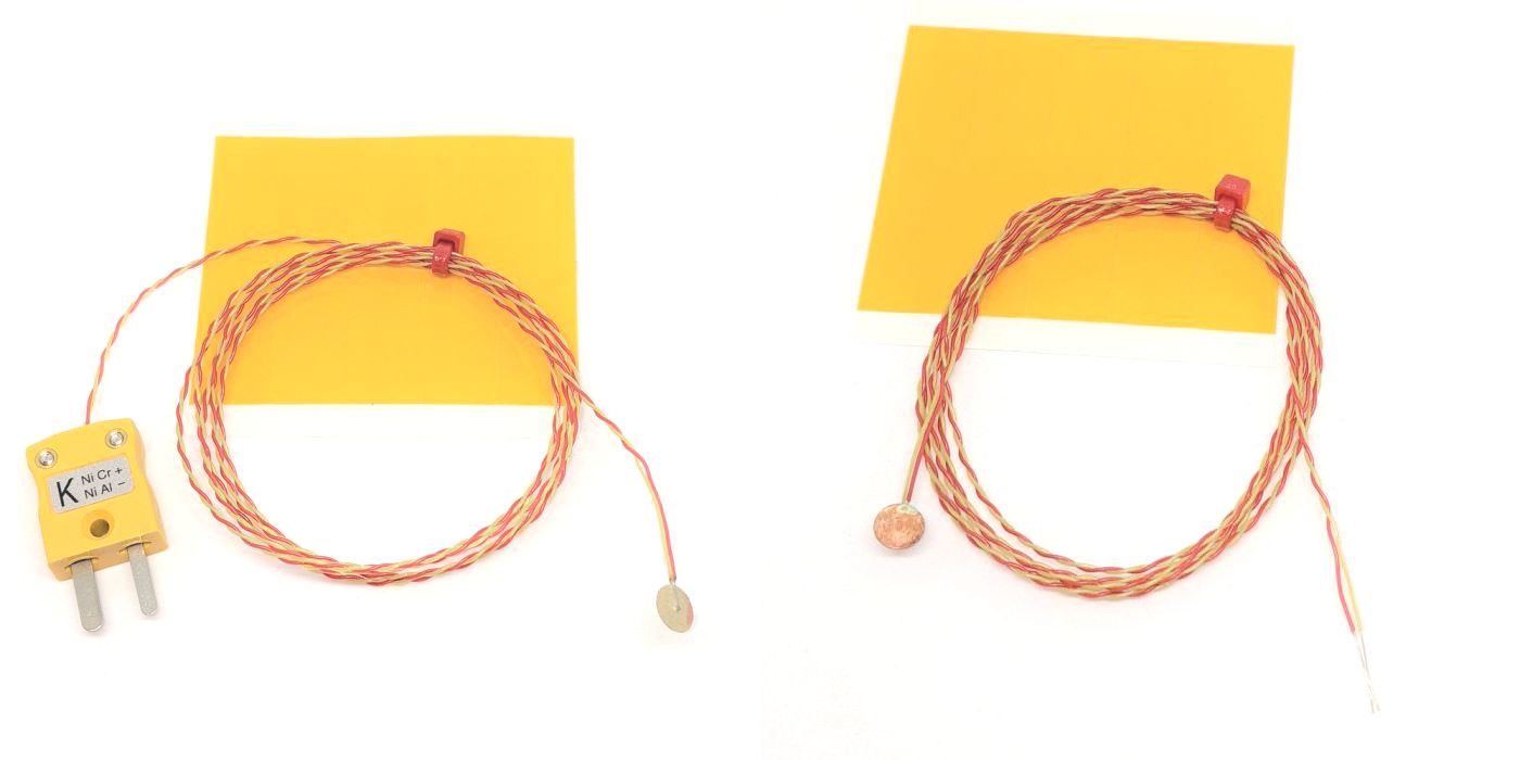 ANSI Feindraht-Scheiben-Thermoelement, PFA mit Miniaturstecker