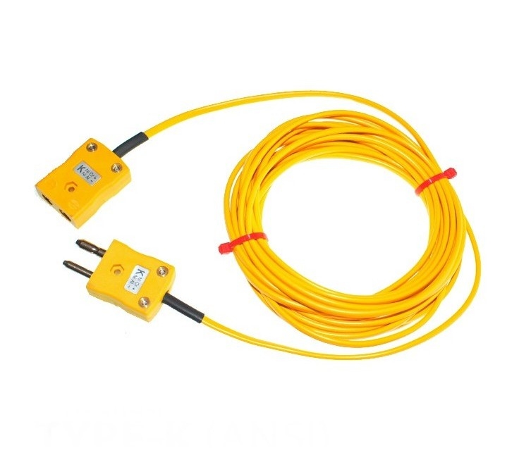 PVC-isoliertes Kabel / Kabel mit Thermoelement-Steckern und -Buchsen ANSI