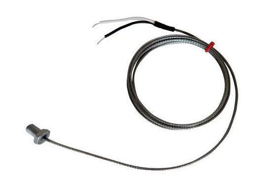 IEC-Bolzen-Thermoelement, Glasfaser-Edelstahl ber geflochtenem Kabel - Typ J