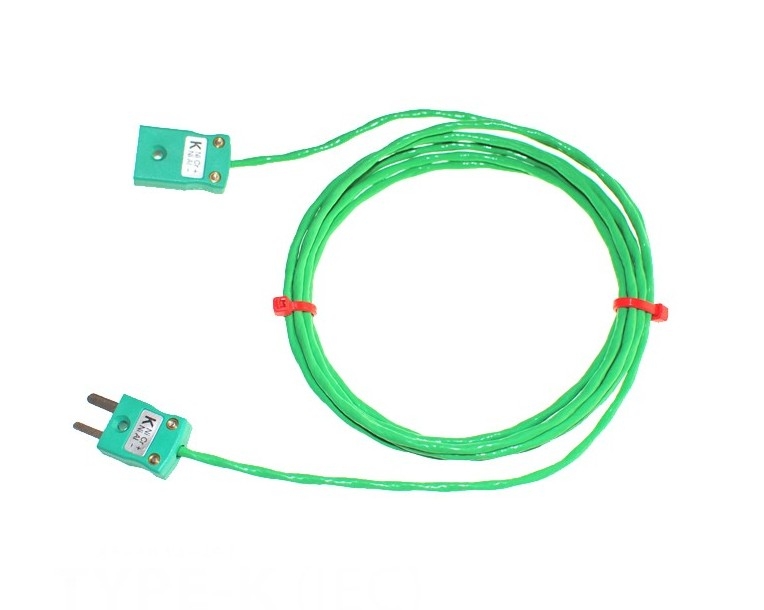 PFA-isoliertes Kabel / Kabel mit MINIATUR-Thermoelement-Steckern und -Buchsen IEC