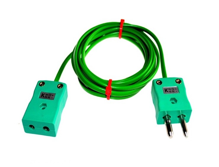 PVC-isoliertes Kabel / Draht mit STANDARD-Thermoelement-Steckern und -Buchsen IEC