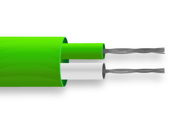 PTFE-Flachpaar-Thermoelementkabel / -draht IEC