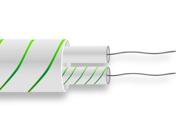 Glasfaser-Flachpaar-Thermoelementkabel / -draht IEC