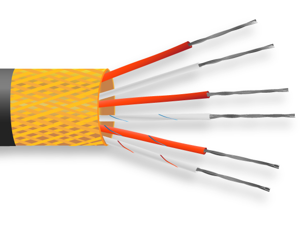 PVC-isoliertes PRT-Sensorkabel / -draht