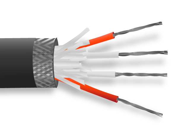 PFA-isoliertes PRT-Sensorkabel / Kabel