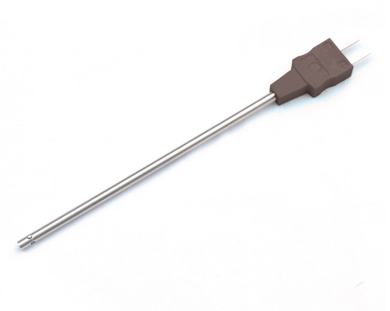 IEC-Luftsonden-Thermoelement-Sonde mit angespritztem Miniaturstecker - Typ T