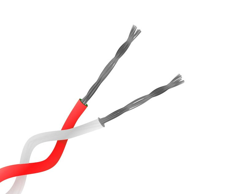 PFA-isoliertes Doppel-Twisted-Pair-Thermoelementkabel / -draht (JIS)