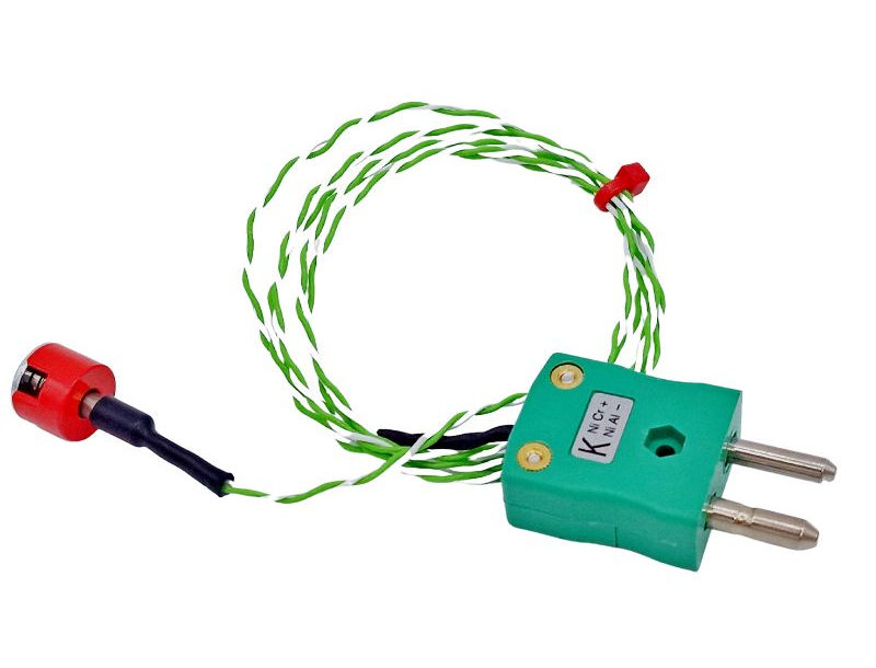 IEC Typ K 0,7 kg Zugknopfmagnet-Thermoelement, PTFE-isoliert mit Typ K Standardstecker