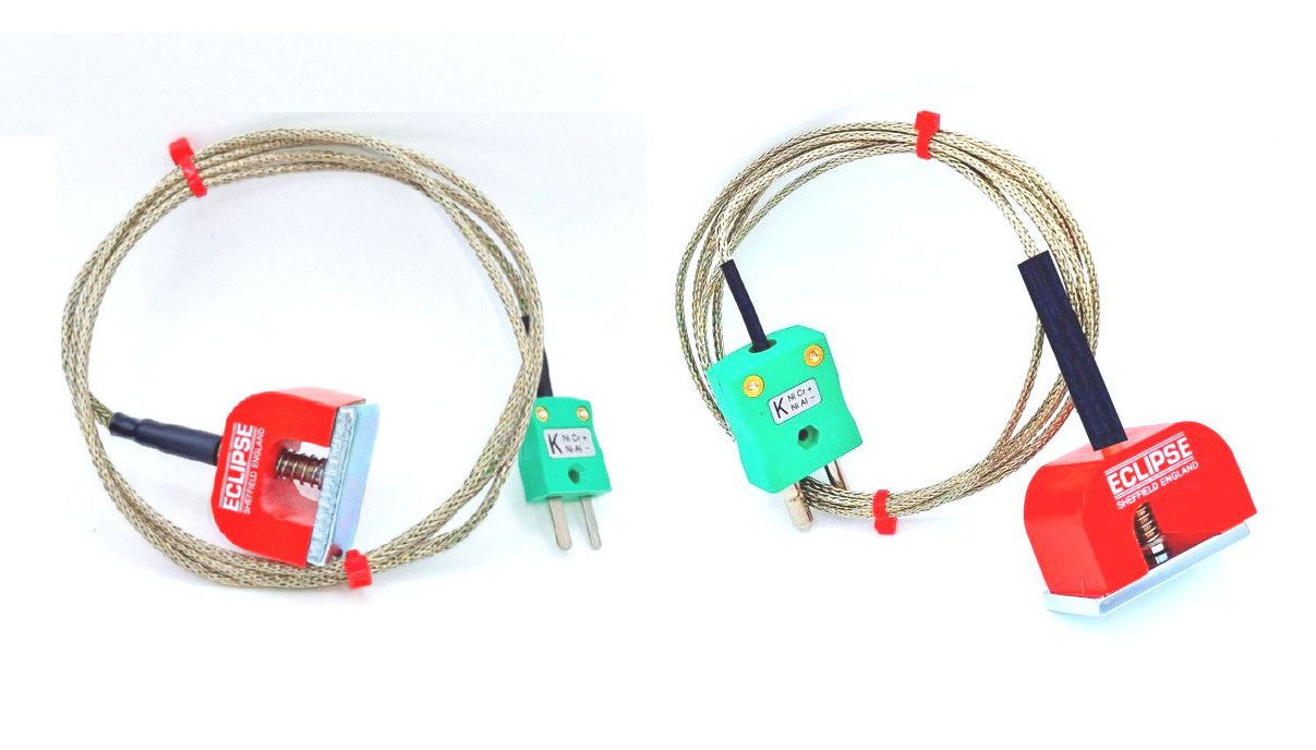 IEC Typ K 4,5 kg Zugkraft (Hufeisen) Magnet-Thermoelement, PFA-isoliertes Kabel mit Edelstahl-bergeflecht
