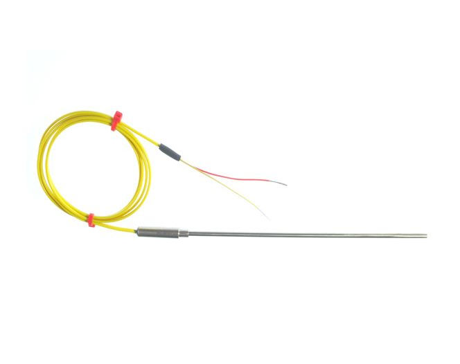 ANSI 0,5 mm Durchmesser Glatte Topfdichtung mit 1 Meter PFA-isolierter Leitung ANSI, 7/0,2 mm flaches Paar mit Enden - Isolierte Verbindung