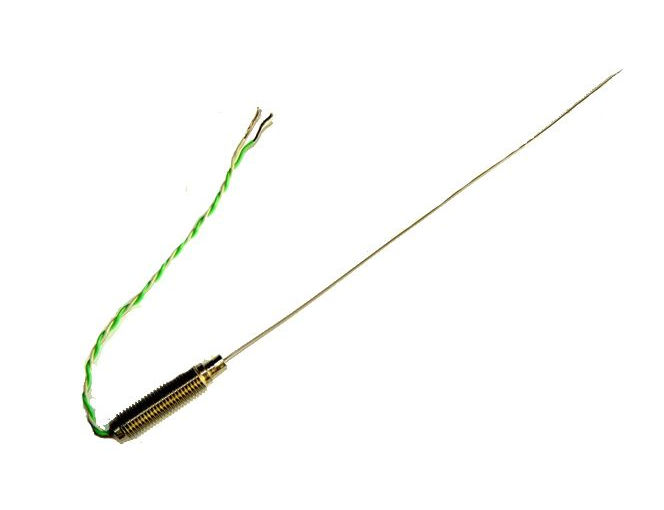 0,5 mm Durchmesser Fast Respsone Thermoelement mit Gewindetopf und -enden IEC Typ K