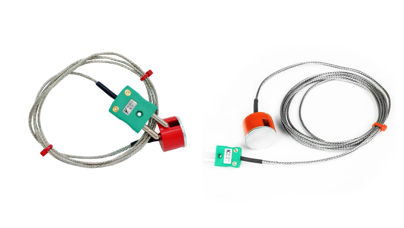 IEC Typ K 3kg Zugmagnet-Thermoelement, PFA-isoliertes Kabel mit Edelstahlgeflecht