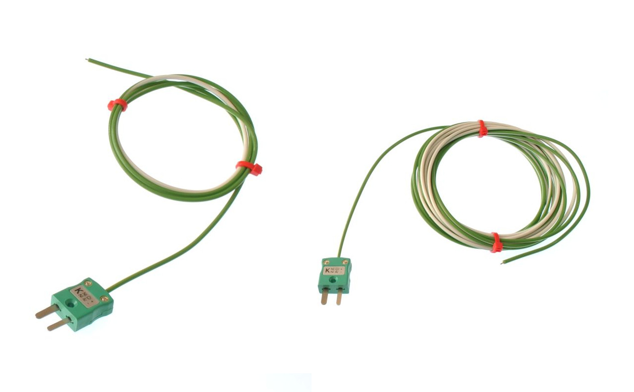 PTFE Single Shot IEC Thermoelement mit freiliegender Sperrschicht und Miniaturstecker
