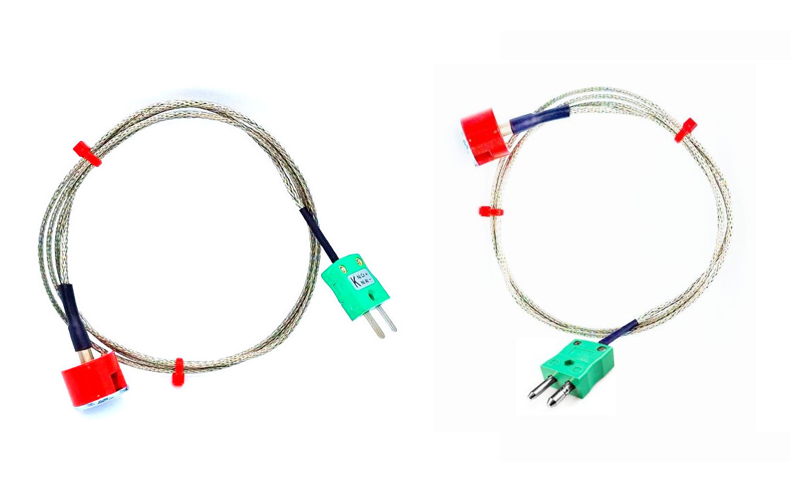 IEC Typ K 1,9 kg Zugknopfmagnet-Thermoelement, PFA-isoliertes Kabel mit Edelstahlgeflecht