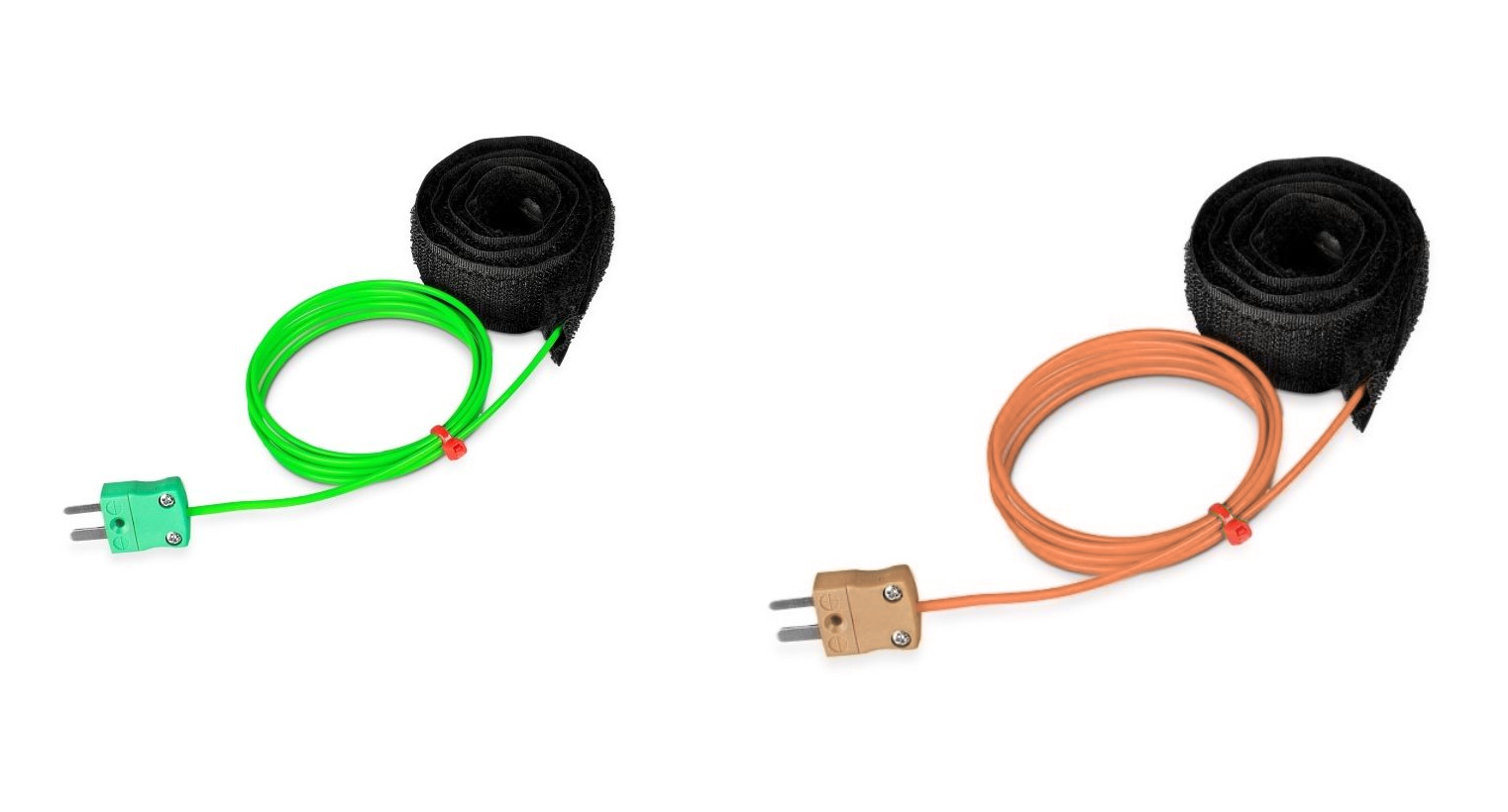 IEC Velcro Thermoelement, PFA mit Miniaturstecker