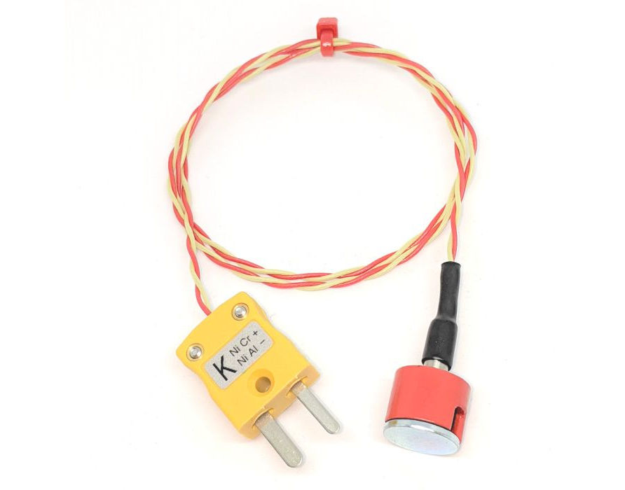 ANSI Typ K 0,7 kg Zugknopf-Magnet-Thermoelement, PFA-isoliert mit Miniaturstecker