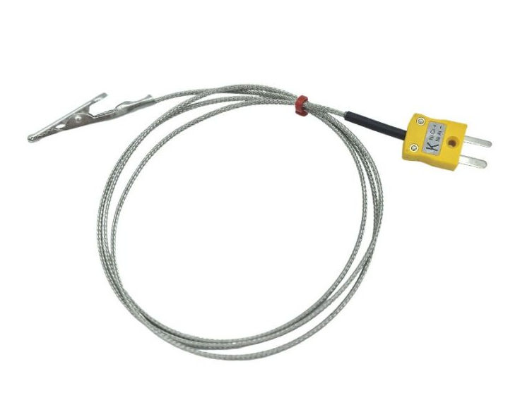 ANSI Krokodilklemmen-Thermoelement mit berflochtenem Glasfaser-Edelstahlkabel