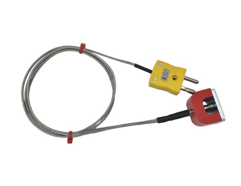 ANSI Typ K 4,5 kg Pull Power (Hufeisen) Magnet-Thermoelement, PFA-isoliertes Kabel mit Edelstahl-bergeflecht, das im Standardstecker endet