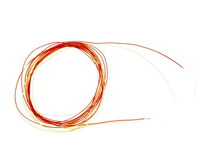 ANSI PFA-isoliertes Thermoelement mit feiner Dicke und freiliegender Sperrschicht (0,076 mm Leiter)