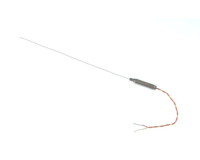 ANSI Mineralisoliertes Thermoelement mit Gewindetopf und 100 mm PFA-isoliertem Twin Twisted ANSI-Kabel