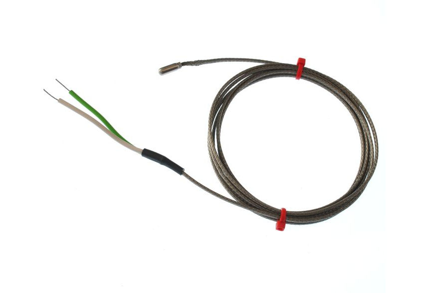 IEC-gefertigtes geerdetes Thermoelement aus Edelstahlrohr, berflochtenes Glasfaser-Edelstahlkabel - Typ K