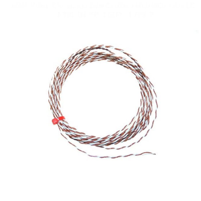 PTFE-isoliertes, doppelt verdrilltes IEC-Thermoelement mit freiliegender Sperrschicht und blanken Schwnzen - Typ T