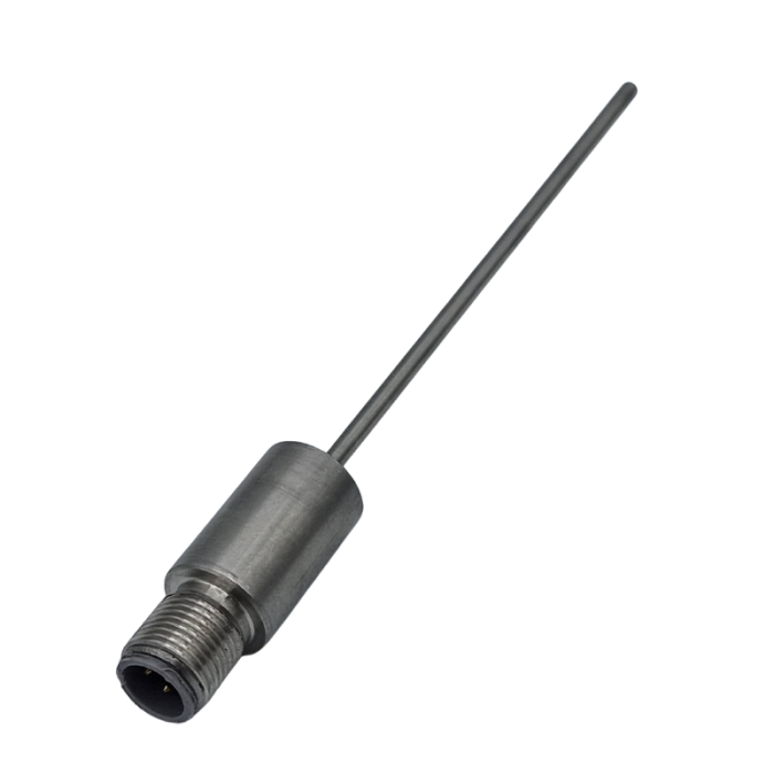 Pt100 RTD-Sensor fr die industrielle Automatisierung mit M12-Stecker - Prozessanschlusstyp mit glattem Zylinder und 3 mm Manteldurchmesser