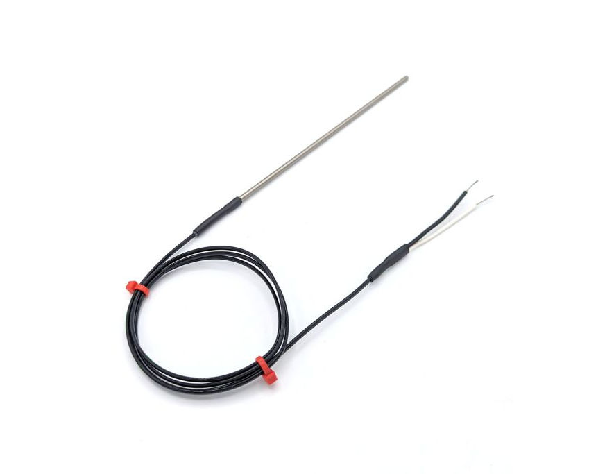 IEC-gefertigte Rohrthermoelemente mit Crimpdichtung und Anschlussdraht - Typ J - 3 mm Manteldurchmesser