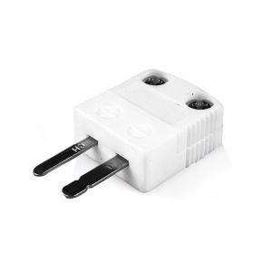 Miniatur Hochtemperatur (650°C) Keramik Thermoelement Stecker AM-E-M-HTC Typ E ANSI