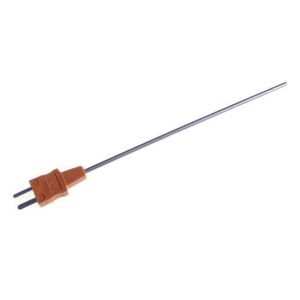 IEC-Allzweck-Thermoelement-Sonde mit angespritztem Miniaturstecker - Typ T - 110 mm
