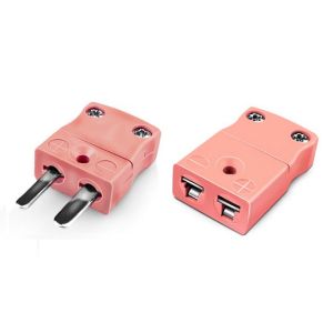 Miniatur Thermoelement Stecker & Sockel IM-N-M+F Typ N IEC