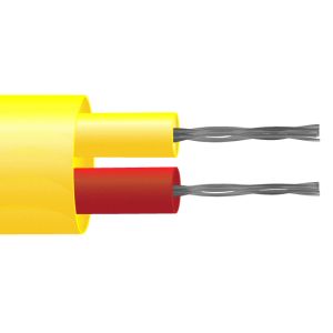 Typ K PFA isoliertes Flachpaar-Thermoelementkabel / -draht (ANSI)