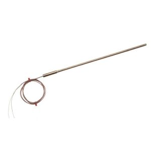 IEC Mineralisoliertes Thermoelement mit glatter Topfdichtung und 1 m PFA-isoliertem IEC-Kabel - Typ T - 1,0 mm x 250 mm
