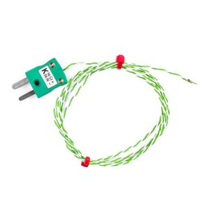 BS (British Standard) Feindraht-Scheiben-Thermoelement, PTFE mit Miniaturstecker - Typ K - 1M