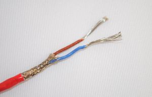 Typ K Thermoelement geschirmtes und ummanteltes PTFE-Kabel / -Draht