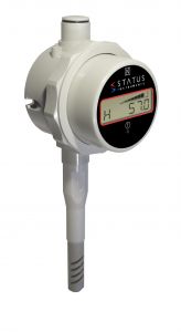 Status DM650HM/C/B - Kanalhalterung (250 mm) mit 266 mm Schaft - Feuchtigkeits- und Temperaturmessgert mit Datenprotokollierung, Alarm und Benachrichtigung
