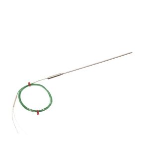 0,75 mm Durchmesser Glatte Topfdichtung mit 1 Meter PFA-isolierter Leitung, 7/0,2 mm flaches Paar mit IEC-Enden - Isolierte Verbindung - 250 mm