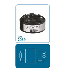 Status SEM203/P In-Head RTD Temperaturmessumformer