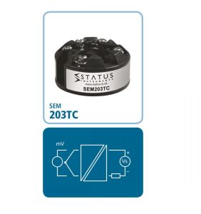 Status SEM203/TC Drucktasten-Temperaturmessumformer