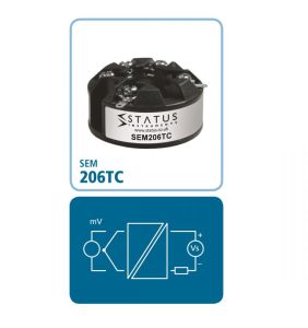 Status SEM206TC - Programmierbarer PC-Temperaturtransmitter