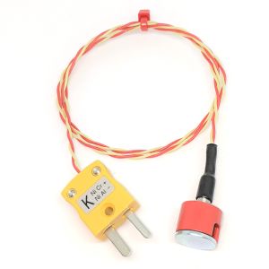 ANSI Typ K 0,7 kg Zugknopf-Magnet-Thermoelement, PFA-isoliert mit Miniaturstecker