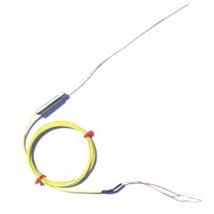 0,25 mm Durchmesser schnell ansprechendes, mineralisoliertes Thermoelement mit glattem Topf und PFA-ANSI-Schwnzen - Typ K