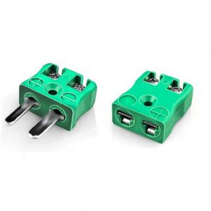 Miniatur-Schnellsteckverbinder Thermoelement-Stecker & Buchse IM-K-MQ+FQ Typ K IEC