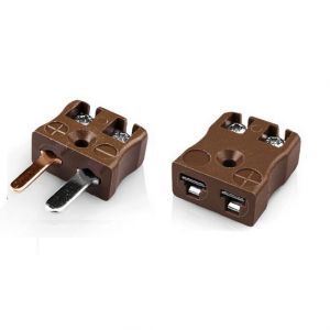 Miniatur-Schnellkupplung Thermoelement-Stecker & Buchse IM-T-MQ+FQ Typ T IEC